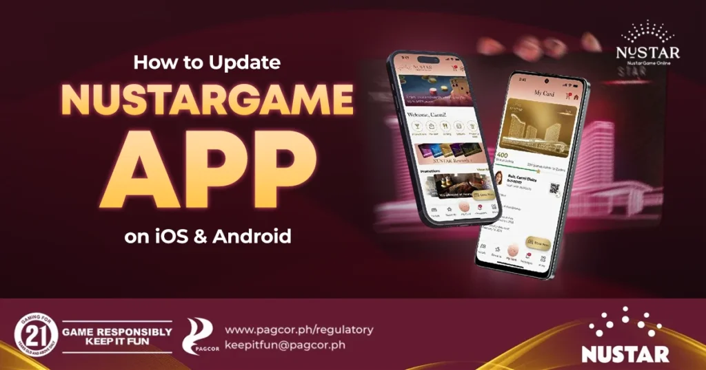 how to update nustargame app on iOS & Android