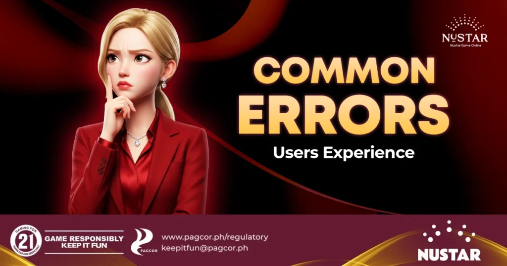 Common Errors Users Experience